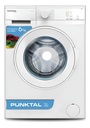 Lavarropa Punktal 6kg Pk07 Lav Carga Frontal Blanco Blanco