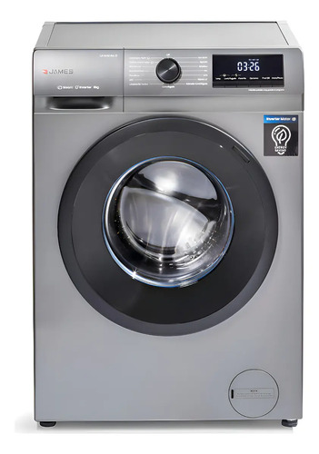Lavarropas James Inverter Lr 8140 Inv Inv S 8kg Silver Silver