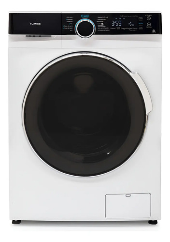 [02040363] Lavarropas James Lr1016 10,5kg Inverter Blanco Blanco