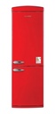 Heladera Con Freezer James J 373 Rr Color Rojo Con Capacidad De 324l