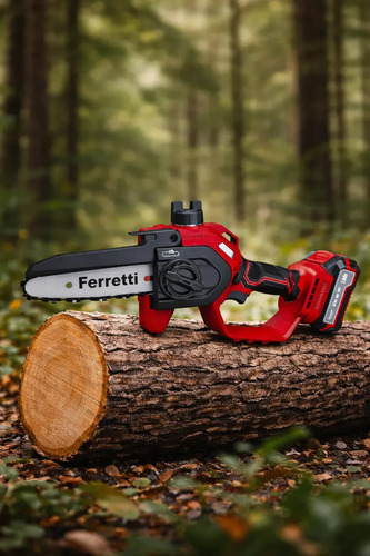 [06010024] Mini Motosierra Ferretti Fe-7005 Bt 20v - Rojo