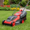 Cortadora De Pasto A Batería Ferretti Fe-5008 Bt 20v Brushless Bolsa 30l Rojo