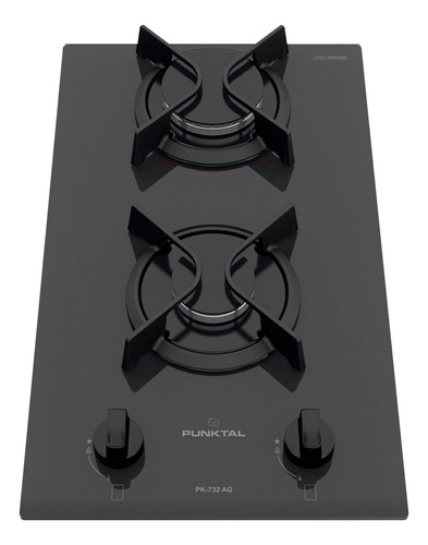 Anafe Empotrable Punktal 2 Hornallas Pk-732 Ag Negro