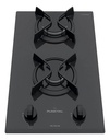 Anafe Empotrable Punktal 2 Hornallas Pk-732 Ag Negro