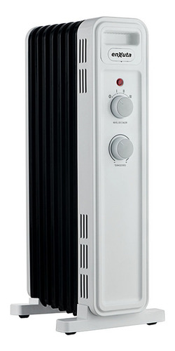 Radiador De Aceite Enxuta Raenx971 7 Elementos 1500w Con Termostato Blanco