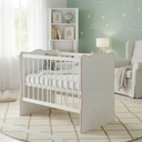 Cuna Infantil 3 Posiciones Color Blanco O Rosa Rosa