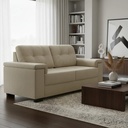 Sillon 3 Cuerpos Sofa Tela Alcohol Clean Luares Sensacion Color Arena
