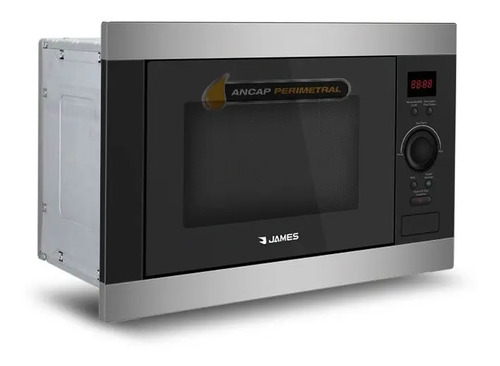 Microondas Grill James J-28 Me Negro Y Acero Inoxidable 28l