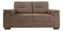 Sillon 3 Cuerpos Sofa Tela Alcohol Clean Luares Sensacion Color Chocolate