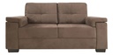 Sillon 3 Cuerpos Sofa Tela Alcohol Clean Luares Sensacion Color Chocolate