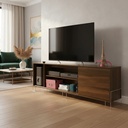 Rack De Tv Modelo Saja Sensacion Color Cedro Cedro