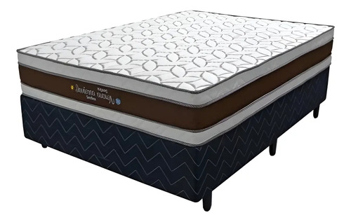 [01500411+ 01020430] Sommier Invierno Verano Queen La Sensacion Gris Oscuro