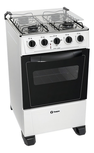 [02052040] Cocina Combinada Thompson Cth 1500 4 Hornallas Blanca Blanco