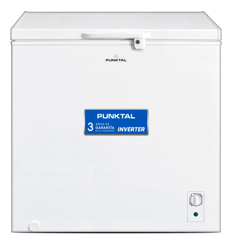 Freezer Horizontal Dual Punktal 198 Lts Inverter Hs260 Blanco
