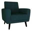 Butaca Divino Olivia 1 Cuerpo Verde O Beige Beige