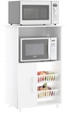 Frutero Con Espacio Para Horno Y Micro Senflex Blanco