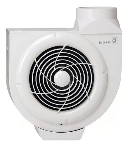 [02140360] Extractor Pared Cocina Soler & Palau Eco 500 Blanco 75w Salida