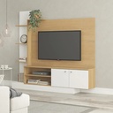 Rack Tv Cairo Hasta 55 Modelo 0633 Color Marrón Claro