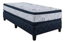 Divino Super Densidad - Negro / Celeste - 1 1/2 Plaza