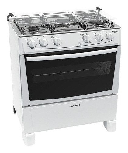 [02052021] Cocina James C 150 B 5 Hornallas Encendido Eléctrico Blanco Blanco