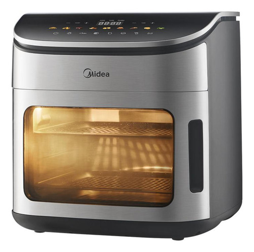 [02010709] Freidora De Aire Sin Aceite Midea Mf-cy120k 2000w Capacidad 12l Plateado