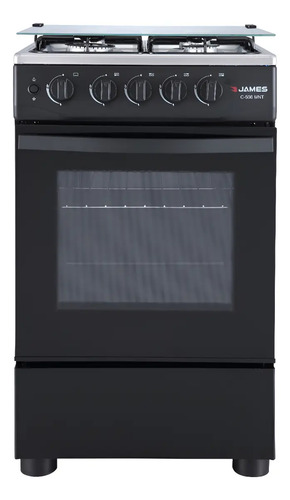 Cocina A Gas James C-506 Color Negro Negro