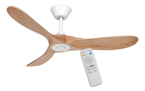 [02090391] Ventiladores De Techo James Vt41 A Control Timer 132cm Dimm 1.32 M Blanco Nogal Plástico 3