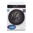 Lavarropas James Inverter Lr 1214 Inv Bl 12kg Carga Frontal Ehogar Blanco