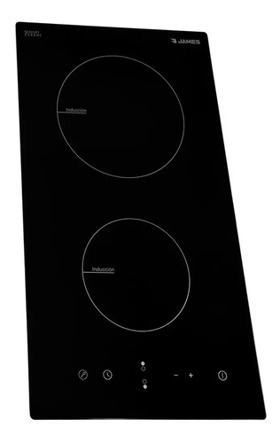 [02050020] Anafe De Empotrar 2p James, Color Negro