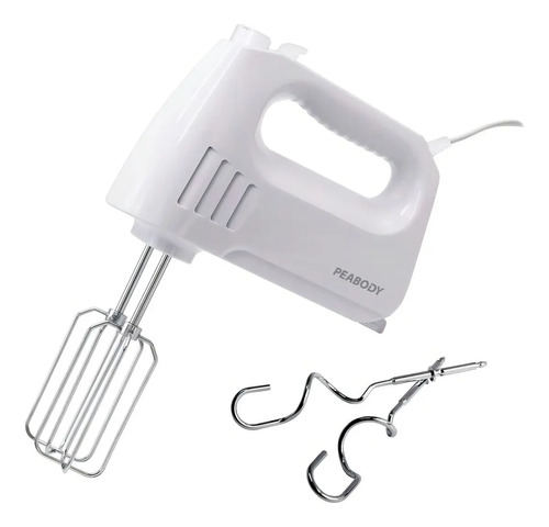 Batidora De Mano Peabody Pe-hm550 Blanca 50 Hz / 60 Hz 220 v Blanco