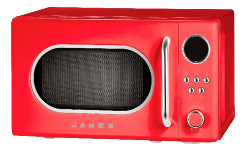 Microondas Retro James J 20 Rr Rojo 20l Ehogar