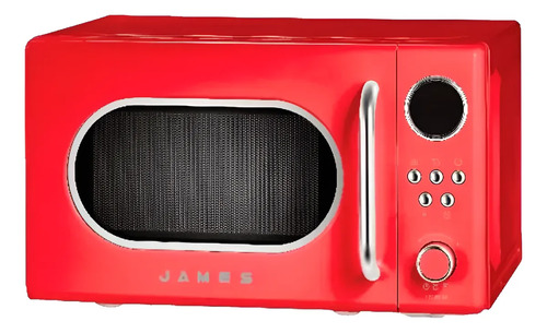 [4319-0] Microondas Retro James J 20 Rr Rojo / Negra / Verde
