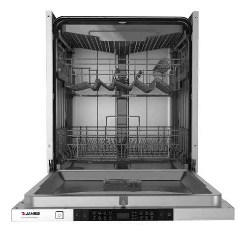 Lavavajillas Empotrable James 14 Cubiertos Inox Plateado