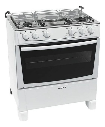 [02052021] Cocina James 5 Hornallas Blanca C 150 C Todo Gas Sensacion (Blanco)
