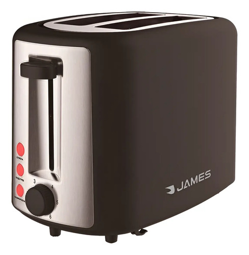 Tostadora Tji2p Inox James Sensacion Plateado