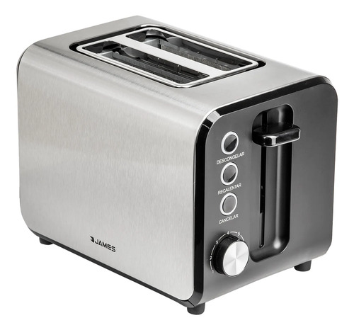 Tostadora Tji2p Inox James Sensacion Plateado