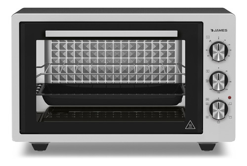 [02061280] Horno Electrico James Modelo Hjti39 G2 Capacidad 39l 1300w Color Gris