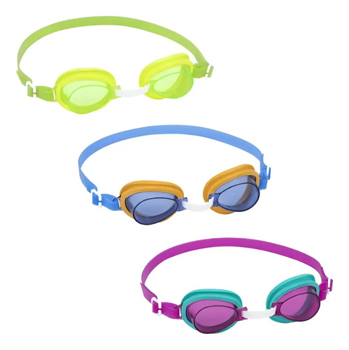 [09013800] Lentes De Natacion Bestway 21002 La Sensacion (Azul, Azul)