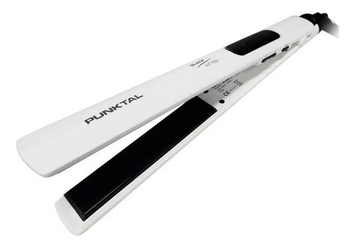 Planchita De Pelo Punktal Pk-325bw Blanca Y Negra 110v/240v Blanco/negro