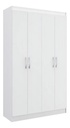 Ropero Multiuso Blanco Doripel Dueto 4 Puertas Batientes Mdp