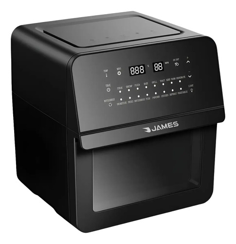 Horno Multifuncion Freidora Sin Aceite James Fj-af16 Sensa Negro