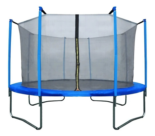 Trampolin Cama Elastica Con Red Y Escalera 183 Cm Sensacion Negro