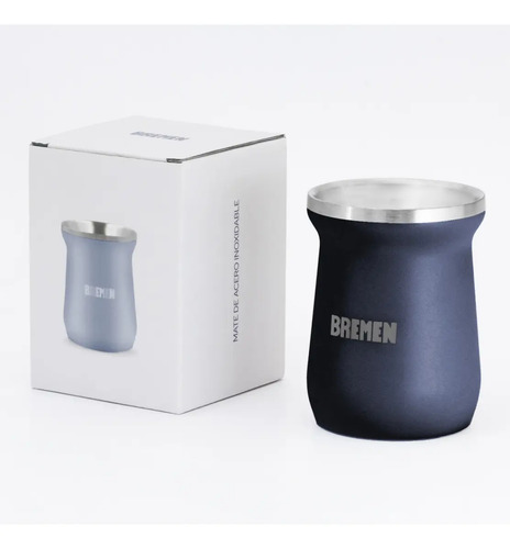 [02190181] Mate Térmico De Acero Inoxidable Bremen De 180 Ml Azul Azul 8625