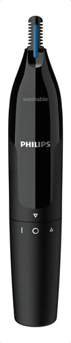 [02110897] Recortador De Pelos Para Nariz Orejas Cejas Nose Trimmer Philips Nt1650 Series 1000 Negro