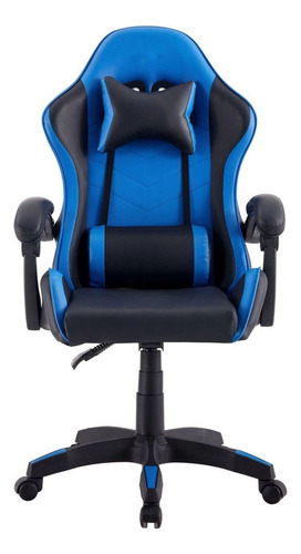 [03102303] Silla Gamer Sen Home Max De 64 Cm (Azul, Azul)