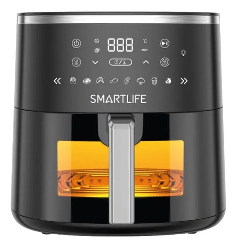 Airfryer Freidora De Aire Smartlife Digital 6l Sl-afdv006 Negro