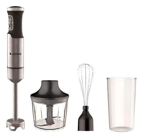 Mixer James Mjca Inoxidable Sensacion Licua Bate Pica  - Acero Inoxidable/negro