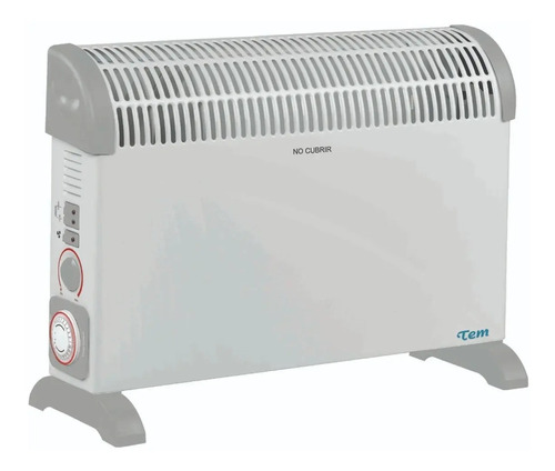 Convector Tem T1fco24tt1301 Timer 24h Y Turbo La Sensacion Blanco