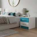 Mesa De Luz 2 Cajones Infantil Sensacion