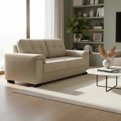 Sillon 2 Cuerpos Sofa Tela Alcohol Clean Luares Sensacion (Chocolate, Divino)